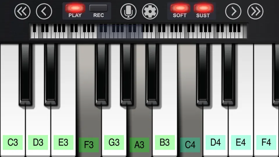 Скриншот Pianist на iPhone 3