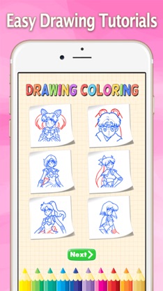 How to Draw for Sailor Moon : Drawing and Coloring screenshot 1