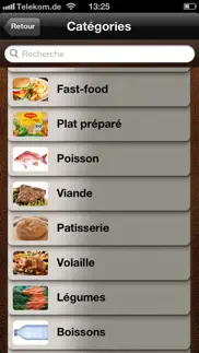 calculateur de calories iPhone Captures Décran 2