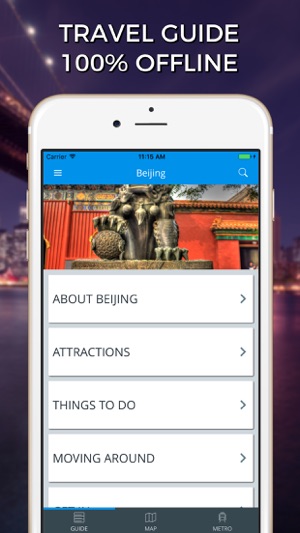 Beijing Travel Guide with Offline Street