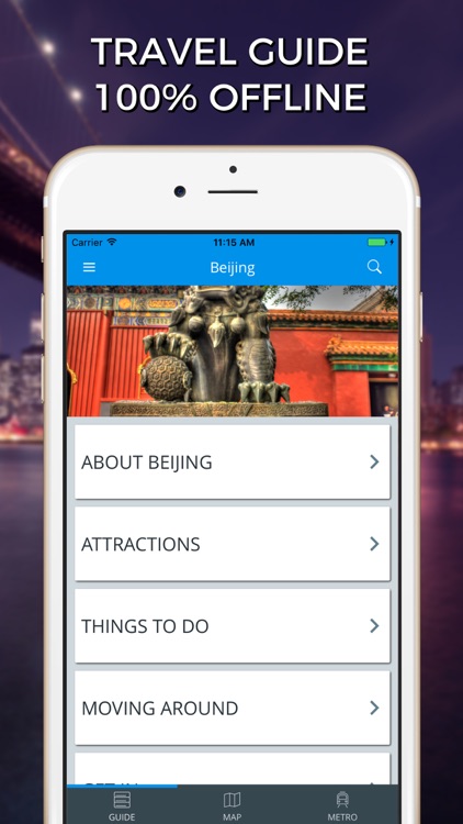 Beijing Travel Guide with Offline Street Map by Nicolas Martinez