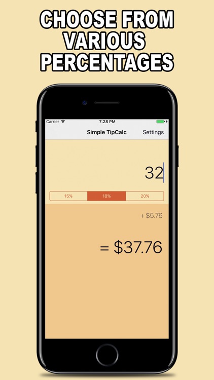 Simple TipCalc for iPhone