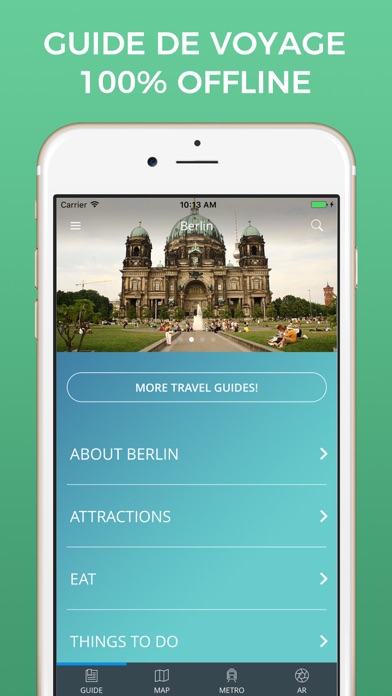Screenshot #1 pour Berlin Guide Voyage avec Offline Maps