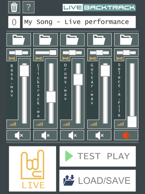 Screenshot #4 pour Live Backing Track : Multitrack Live Play