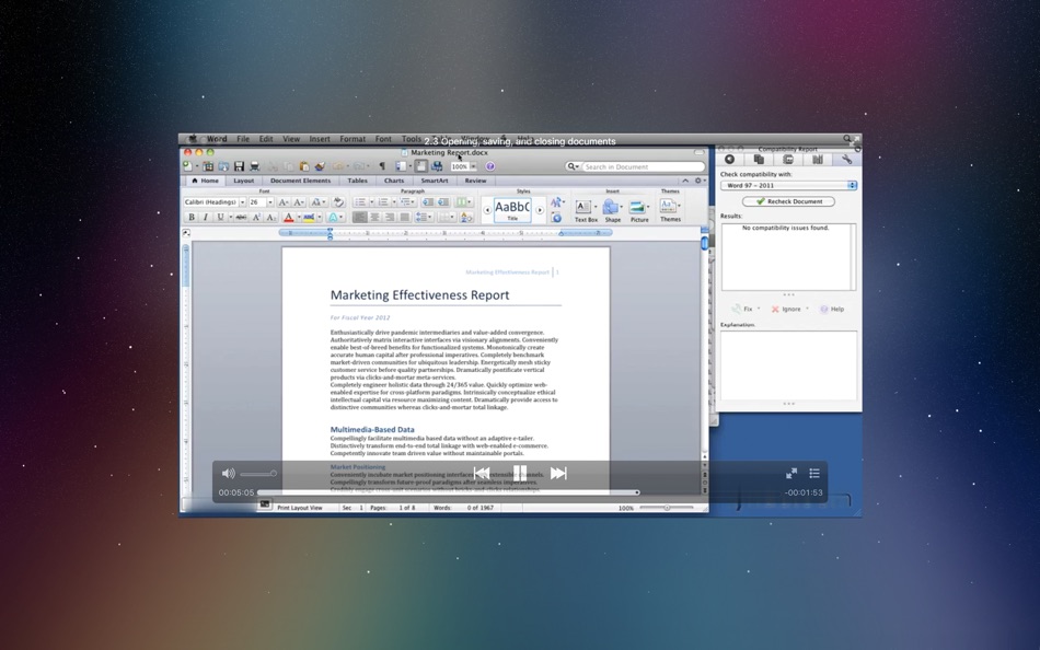Master Class - Guides for Microsoft Word 2011 - 1.0 - (macOS)