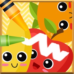Fruit Vocab & Paint Game - The artstudio for kids