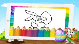 Game screenshot Easter Eggstravaganza and Rabbit coloring for kids hack