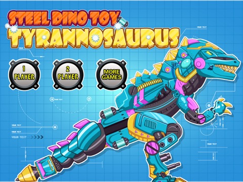 鋼の恐竜おもちゃ：整備士のティラノサウルスのおすすめ画像1