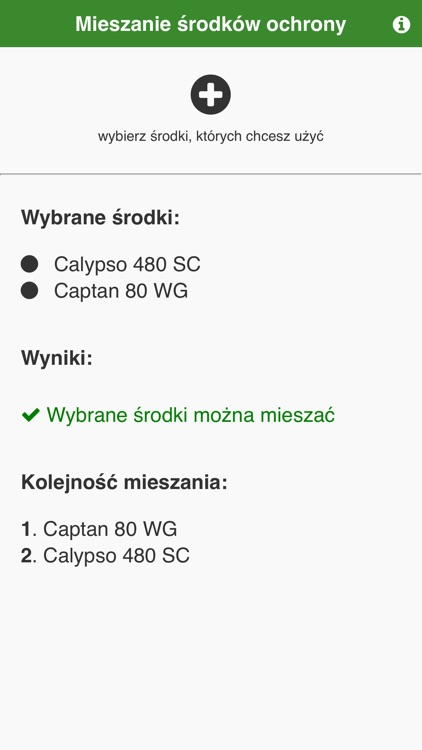 Mieszanie środków ochrony screenshot-3