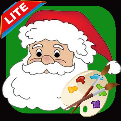 Color Santa:Christmas Coloring Book Pages Fun Kids icon