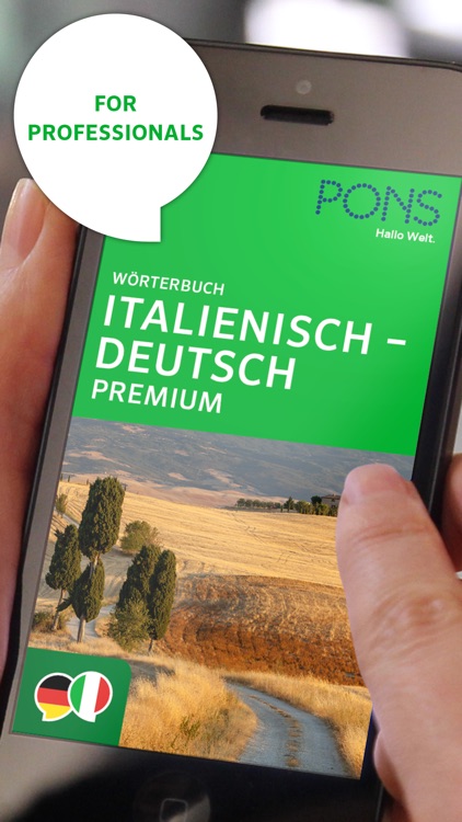 Dictionary Italian - German PREMIUM by PONS