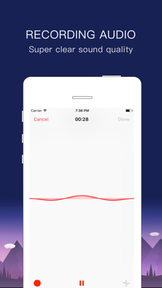 Voice Recorder - free Record Audio Memos screenshot 1