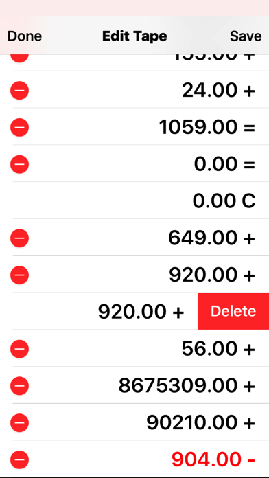 Screenshot #2 pour Adding Tape Printing Calculator with virtual tape
