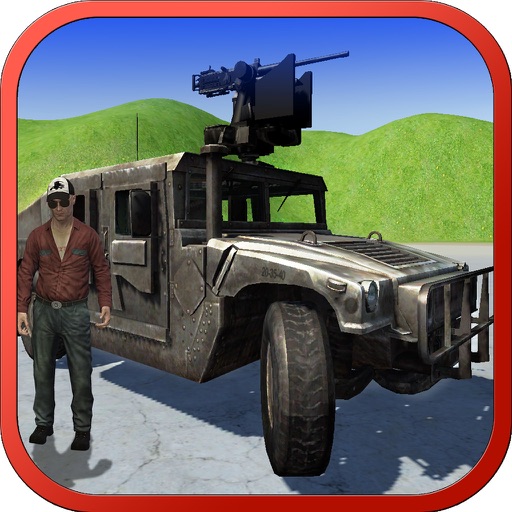 Army Hummer Transporter Truck Driver - Trucker Man icon