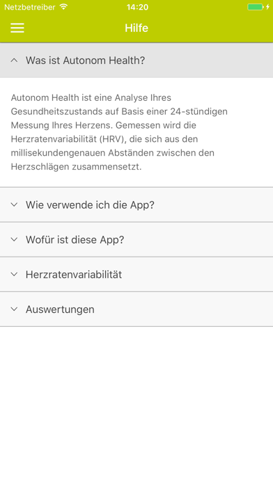 App screenshot