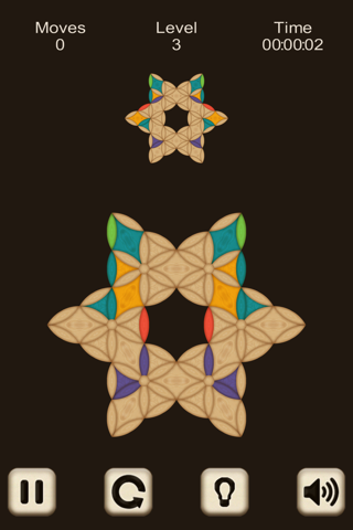 Hard Wood Puzzle. Triangle screenshot 4