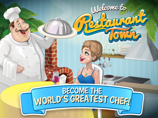Restaurant Town iPad app afbeelding 1