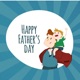 Father's Day Stamp app icon - Stickers app for iPhone