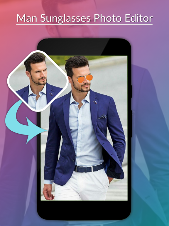 Screenshot #5 pour Man Sunglasses Photo Editor -Man Sunglass Sticker