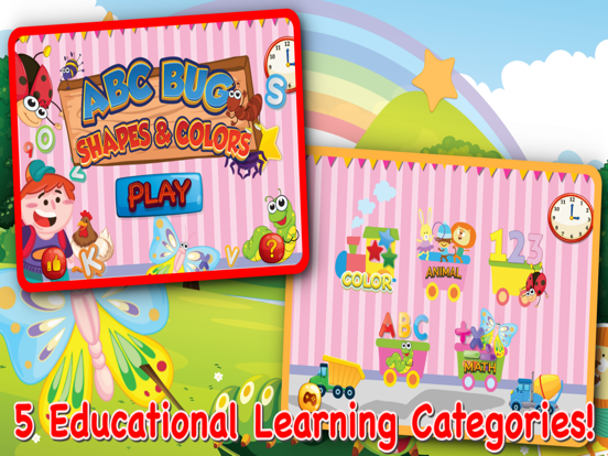 Screenshot #4 pour Couleurs et formes Bug Game For Toddler Kids
