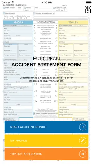 Crashform screenshot 1