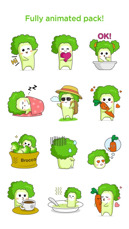 Broccoli Boo - Animated stickers