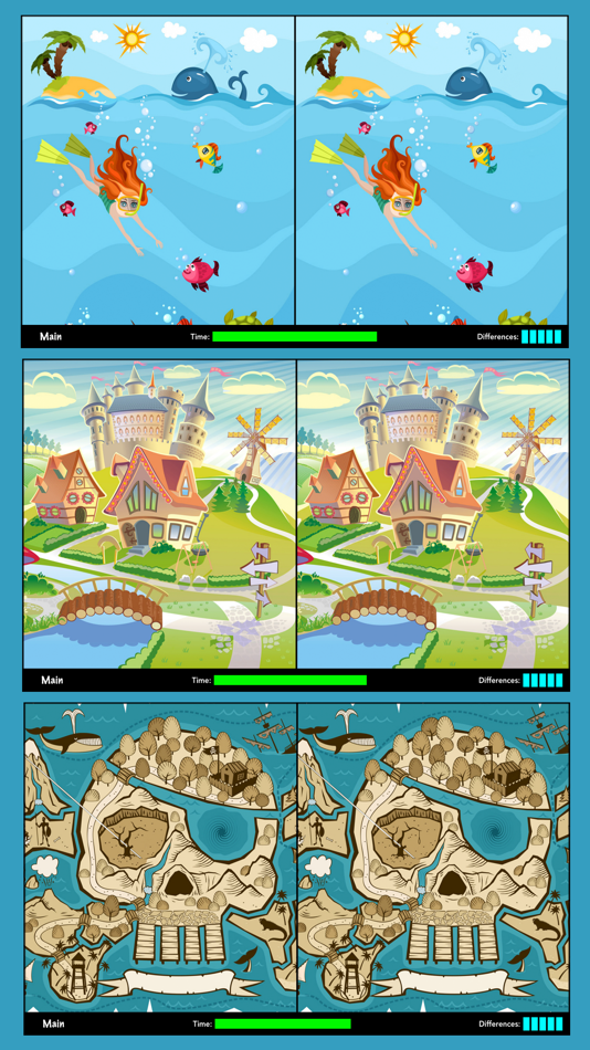 #3. What's The Difference? Spot Hidden Differences (iOS) Podle: Digital Bananas, LLC