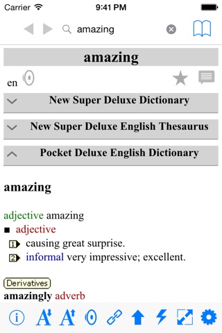 New Deluxe Dictionary And Thesaurus Pro screenshot 3