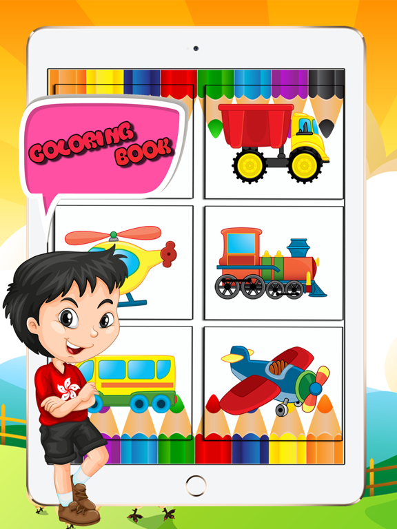 Screenshot #4 pour un camion avion livre de coloriage pour les garçon