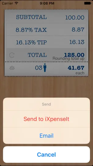 Captura de pantalla de FYI Tip Calculator Free en iPhone 4