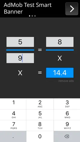 Game screenshot Rule of Three Calculator apk