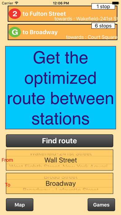 Screenshot #2 pour New York City Subway - map and route finder