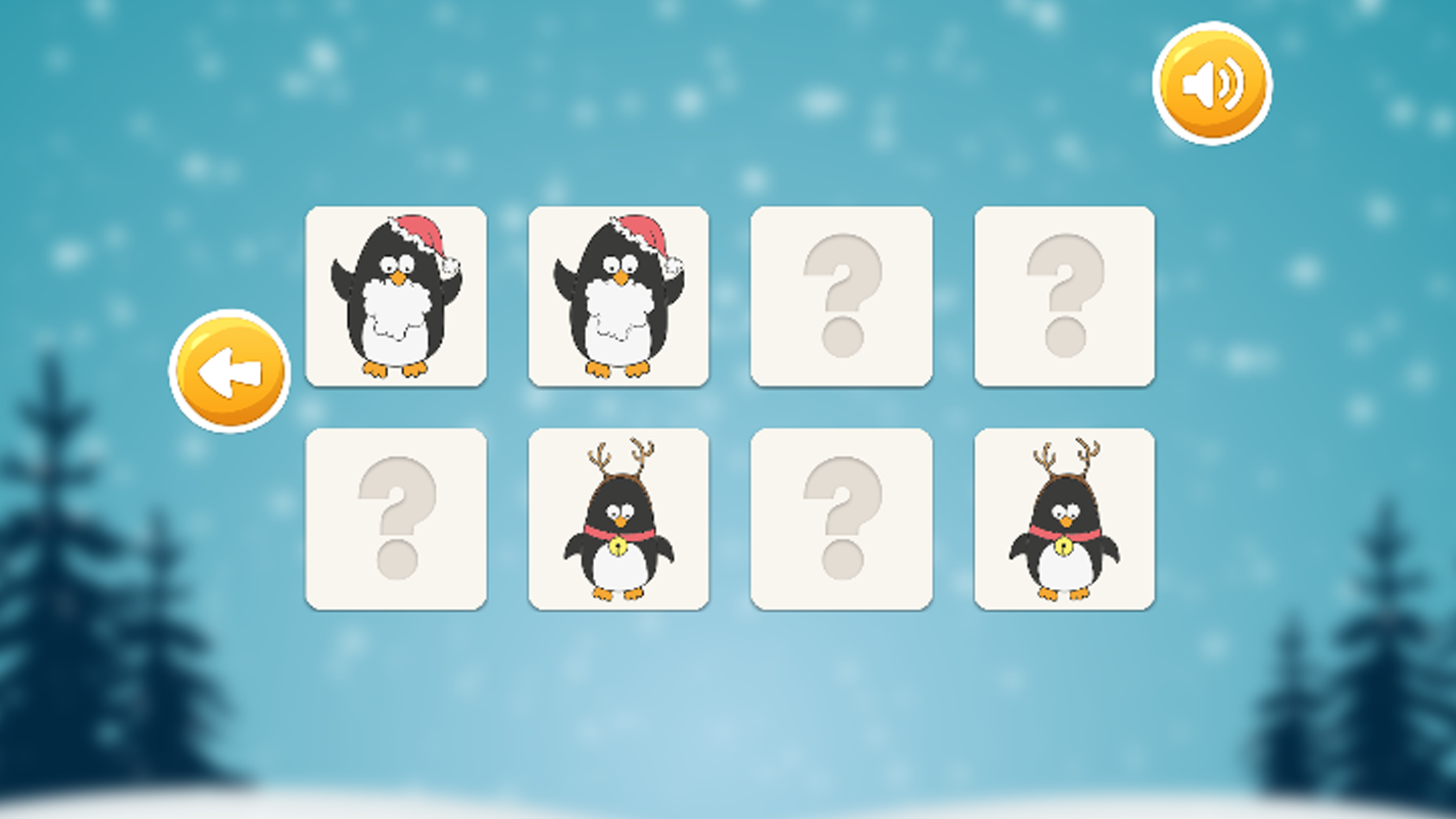 Penguin Memory Matching Kids and Toddler Games screenshot 3
