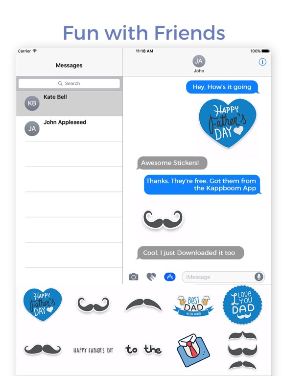 Screenshot #6 pour I Love My Dad Stickers