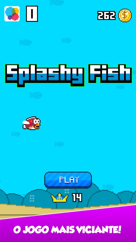 Splashy Fish - Adventure of Flappy Tiny Bird Fish screenshot 2