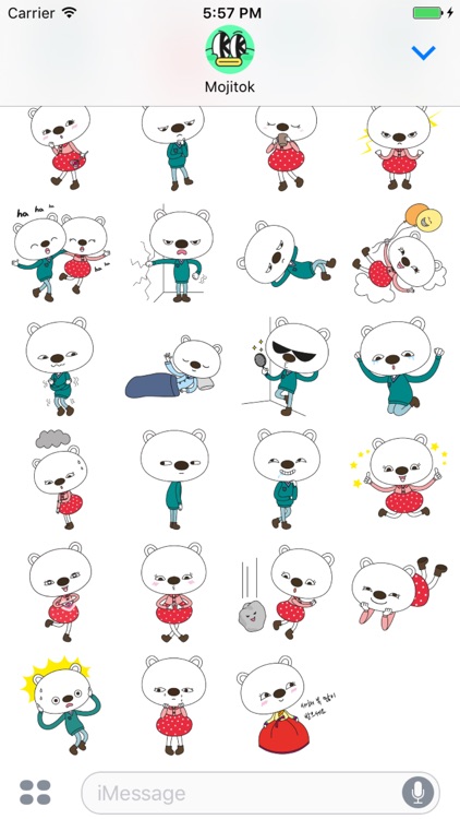 Benny & Bessie, the Polar Bears Stickers