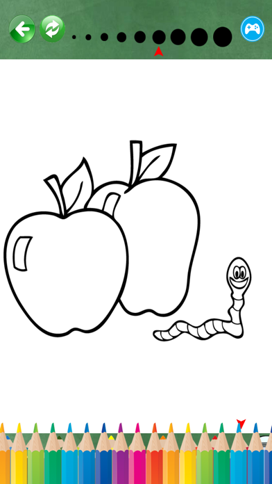 Screenshot #3 pour Fruits et légumes livre de coloriage pour les enfa