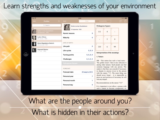 Numerology Free iPad screenshot 5 - Lifestyle app