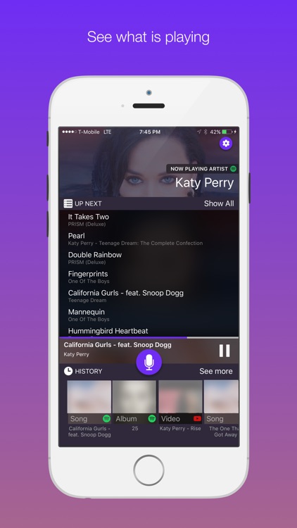 Song Genie - voice commander & player for Spotify screenshot-4