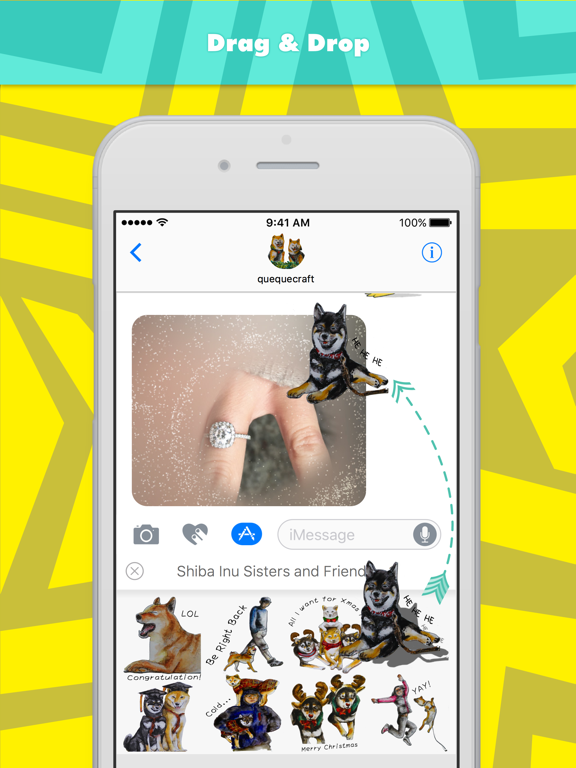 Screenshot #4 pour Shiba Inu Sisters and Friends - 1 stickers