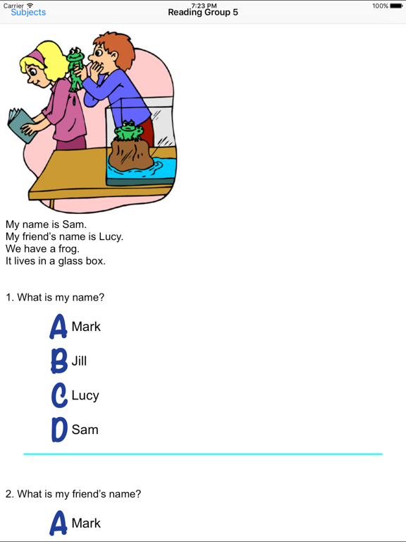 Screenshot #4 for 1st Grade Reading Comprehension