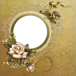 Golden Photo Frames & Luxury Picture Effects