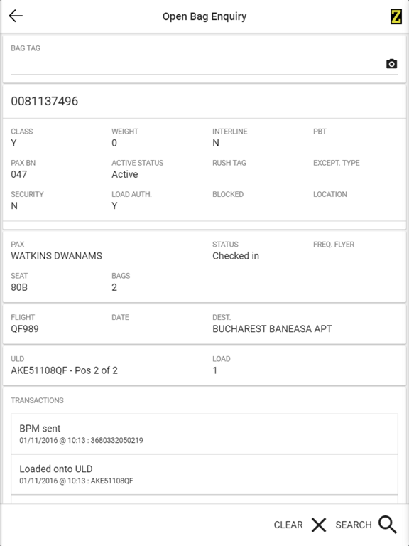 Screenshot #5 pour FirstBag Mobile