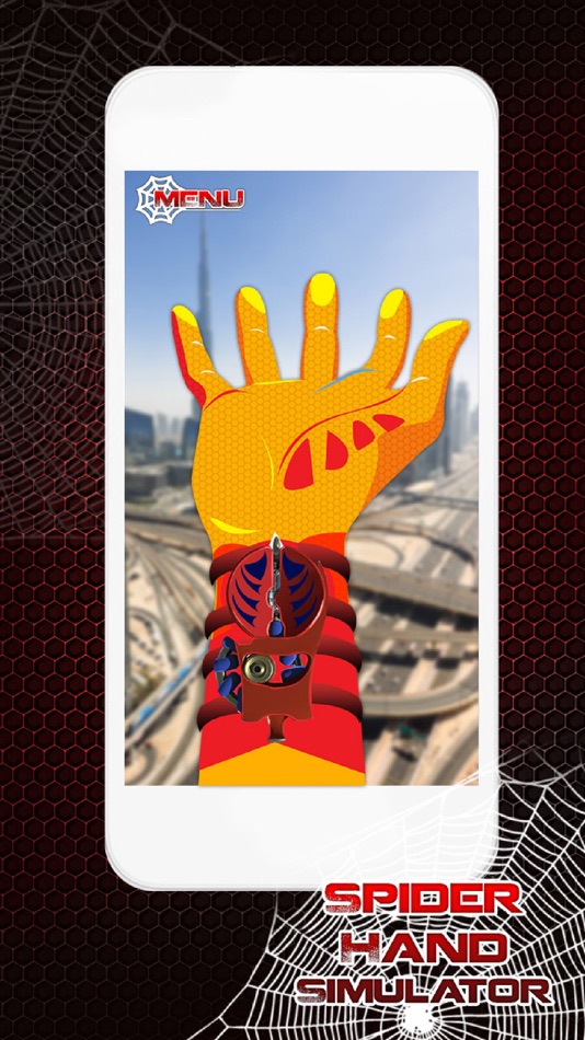 #1. Spider Hand Simulator (iOS) 由: Alina Sapolgina
