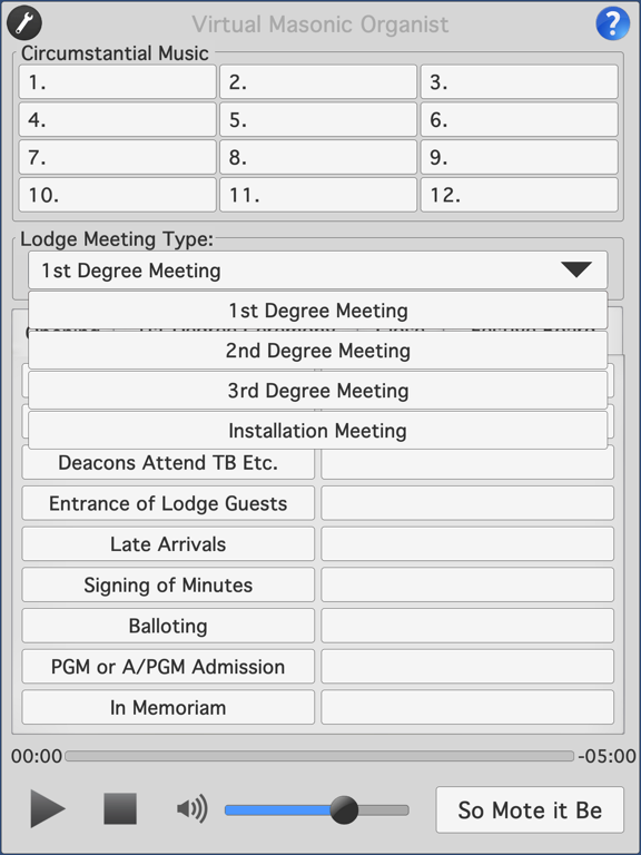 Screenshot #5 pour Virtual Masonic Organist