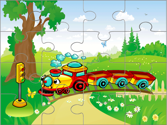 Truck & Train Vehicle Puzzle For Kids and Toddler