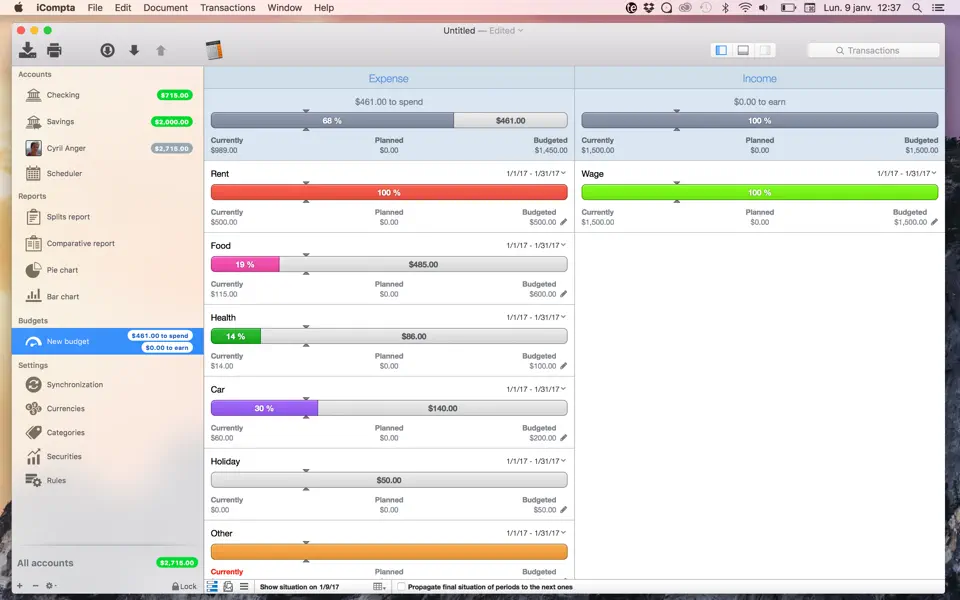 iCompta 6.2.1 Screenshot 2