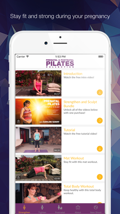 The Pregnancy Pilates Videos with Caroline Sandryのおすすめ画像1