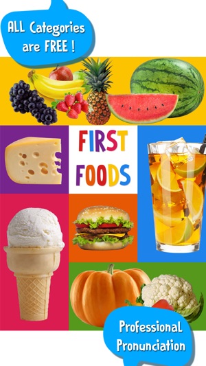 First Words for Baby: Foods