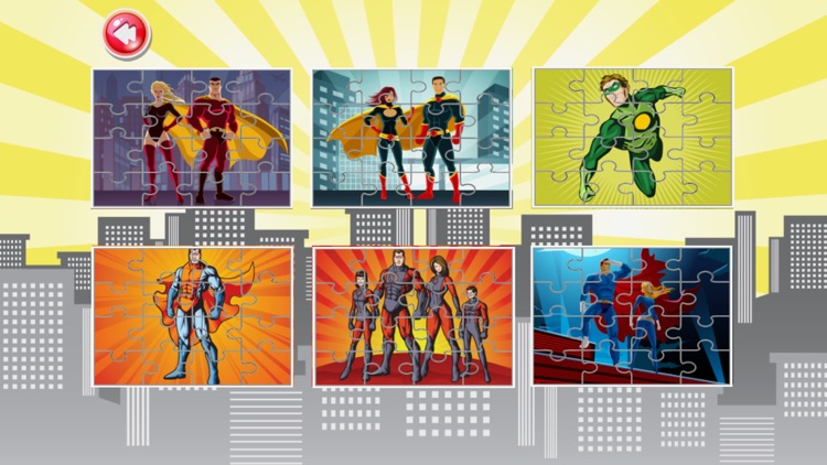 super heroes puzzle learning games for little kids